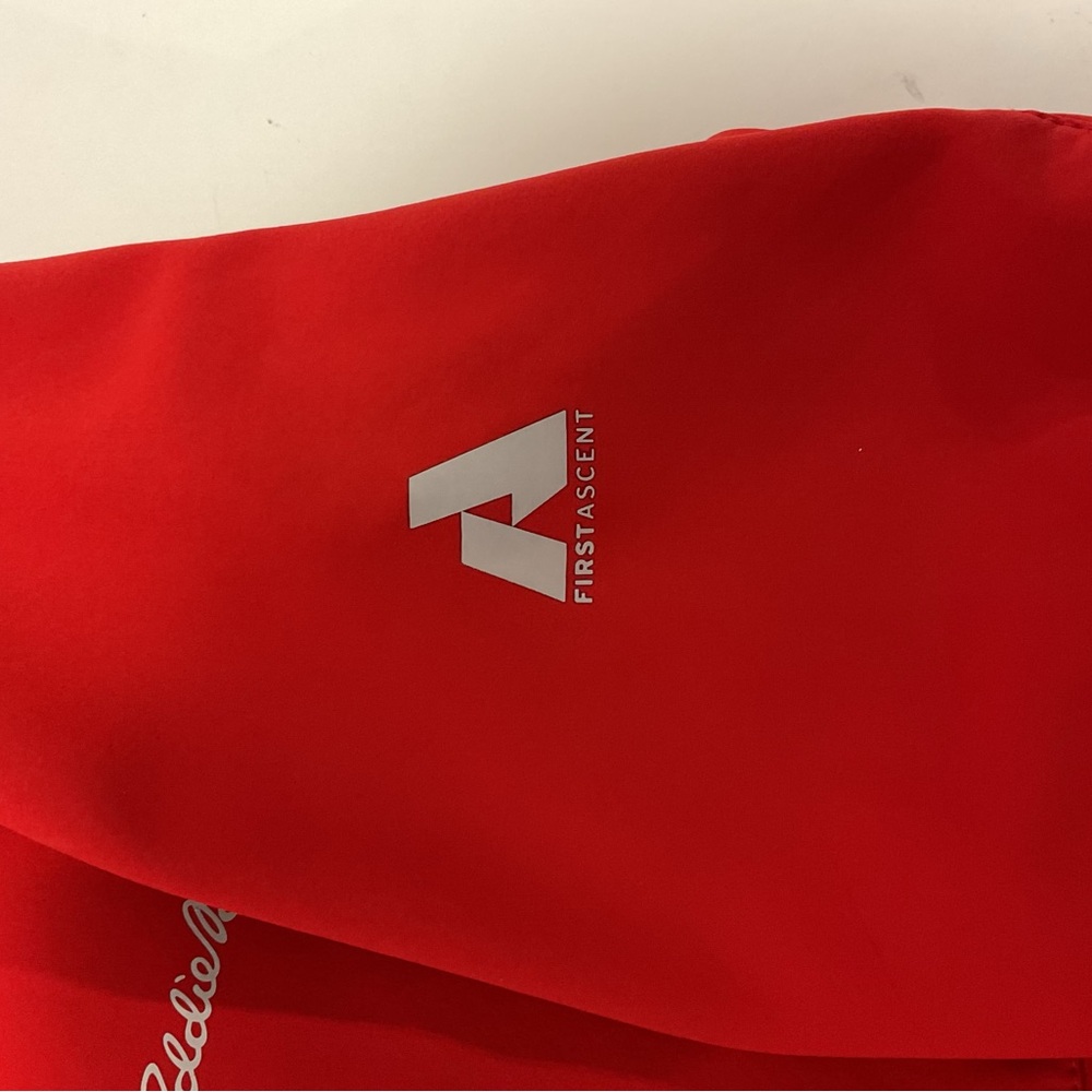 Eddie Bauer First Ascent Red Softshell Hooded Jac… - image 3